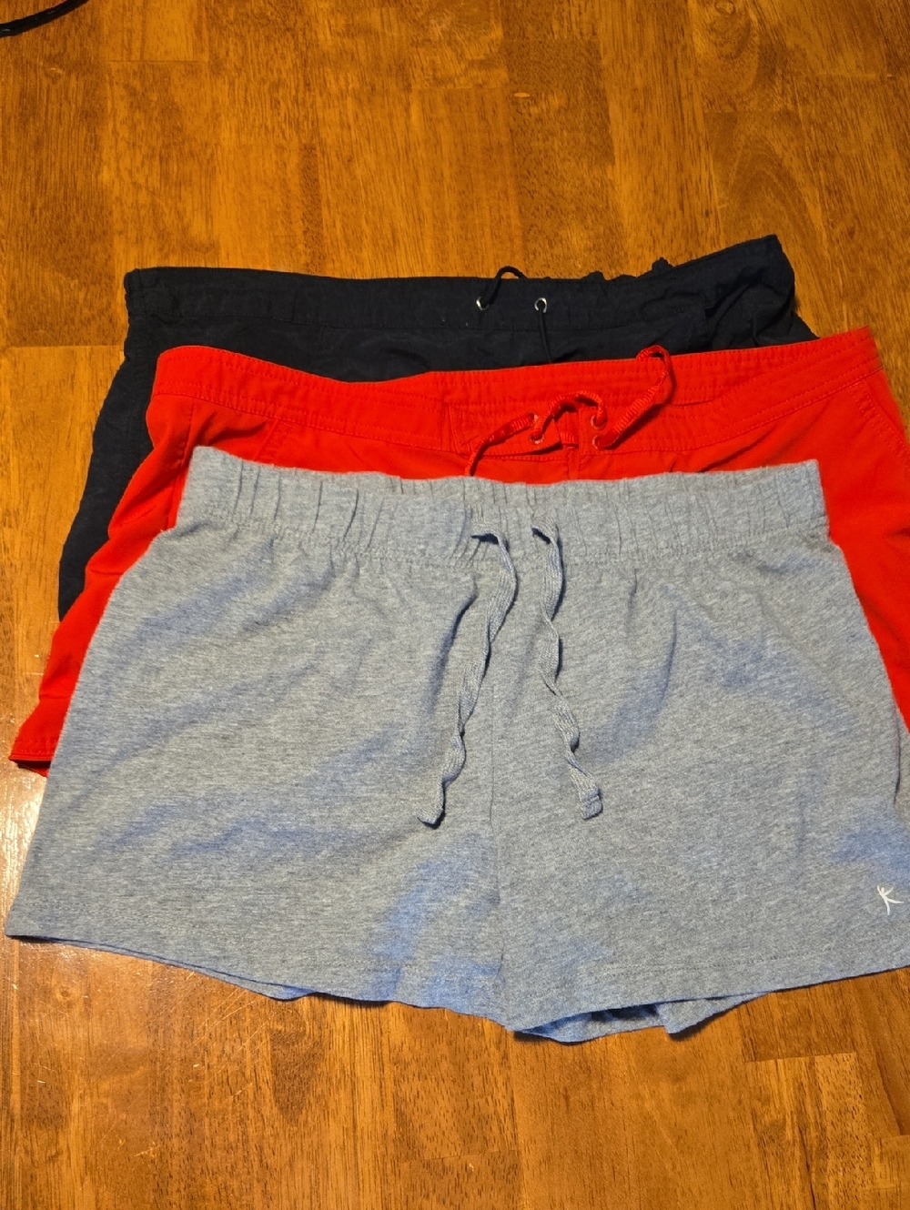 Danskin Lounge Shorts - Gray, Body Glove Board Shorts -Red & Merona swim skirt